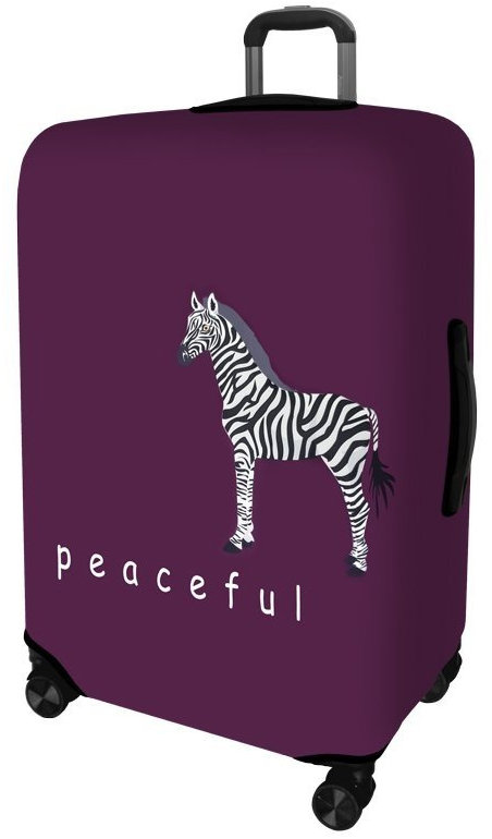 Kufryplus Obal na kufr Z387 Zebra L