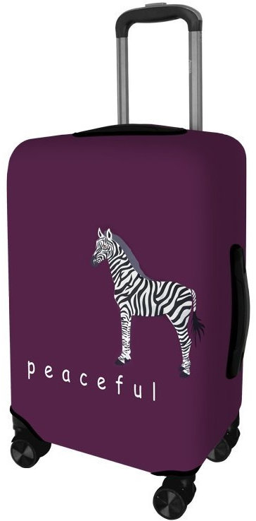 Kufryplus Obal na kufr Z387 Zebra S