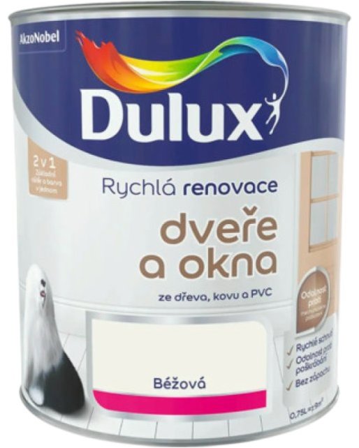 AkzoNobel Dulux Renovace dveře a okna béžová 0,75 l