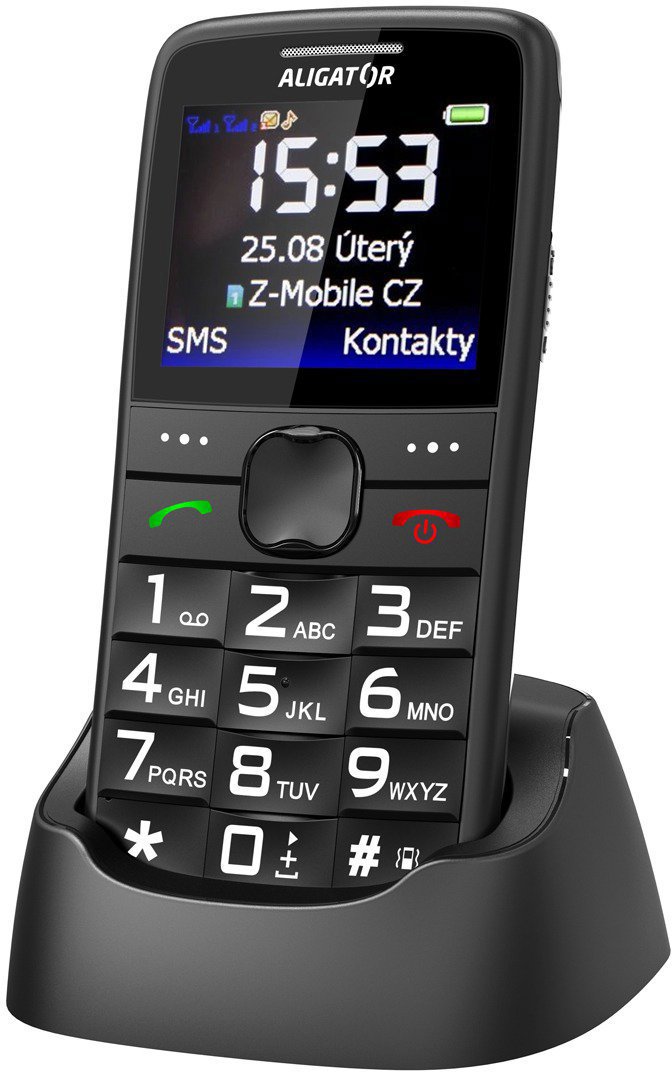 Aligator A675 Senior černá