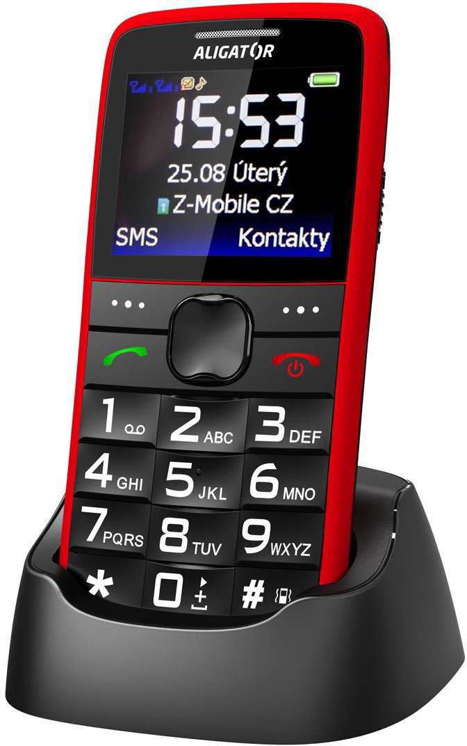 Aligator A675 Senior červená