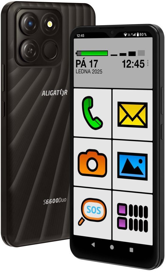 Aligator S6600 SENIOR černý