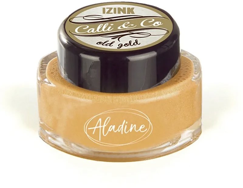 ALADINE Kaligrafický inkoust 15 ml, zlatý