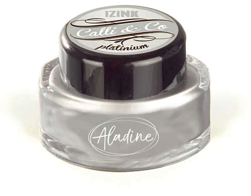ALADINE Kaligrafický inkoust 15 ml, platinový