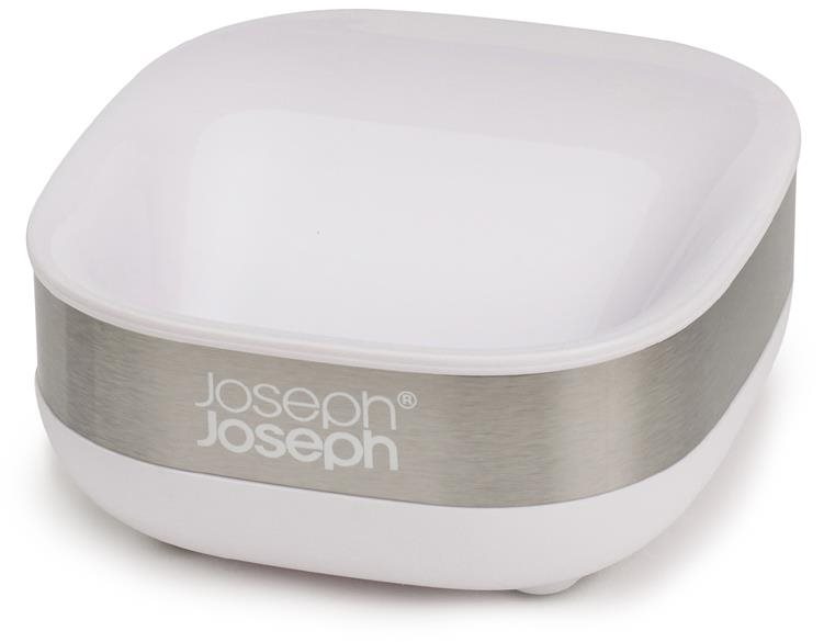 Mýdlenka Joseph Joseph Slim Steel 70533, nerez/plast, bílá