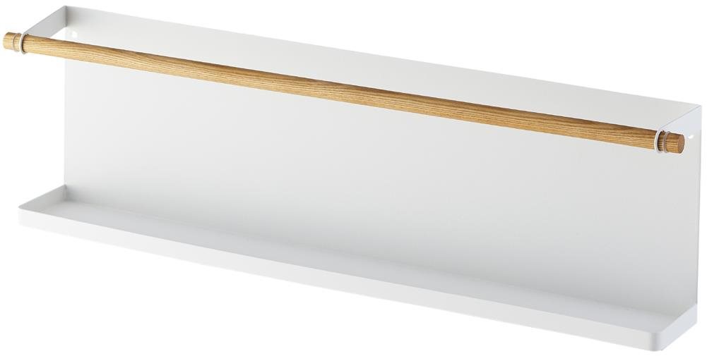 Polička na bok kuchyňské skříňky Yamazaki Tosca 5475, š.62,5 cm, bílá