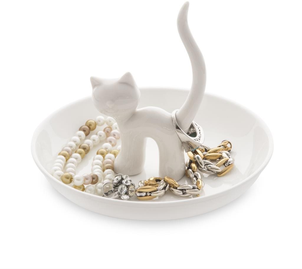 Balvi Miska na šperky Kočka XL 26437, porcelán, v.12,5 cm