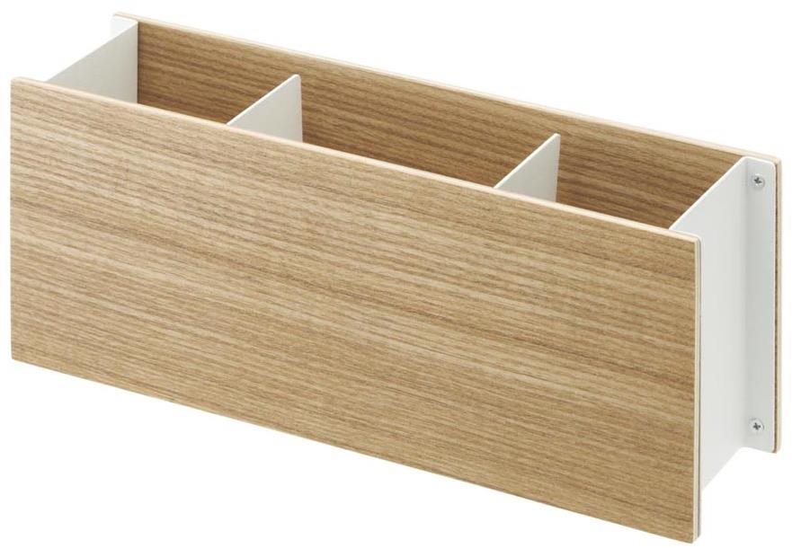 Bílý multifunkční stojánek Yamazaki Rin 2732 na psací potřeby