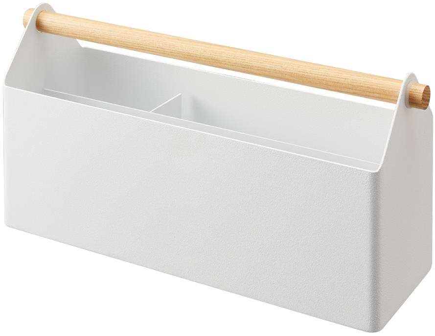 Kancelářský organizer Yamazaki Tosca 4152 v bílé barvě