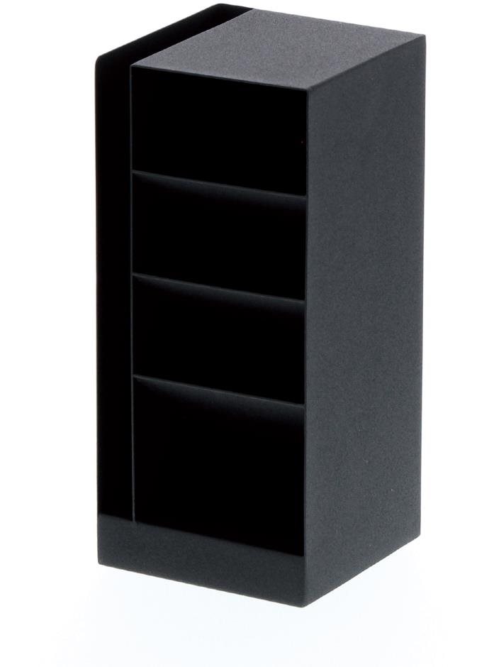 Yamazaki Organizér kancelářský Tower 3320, kovový organizér, 20 cm vysoký design