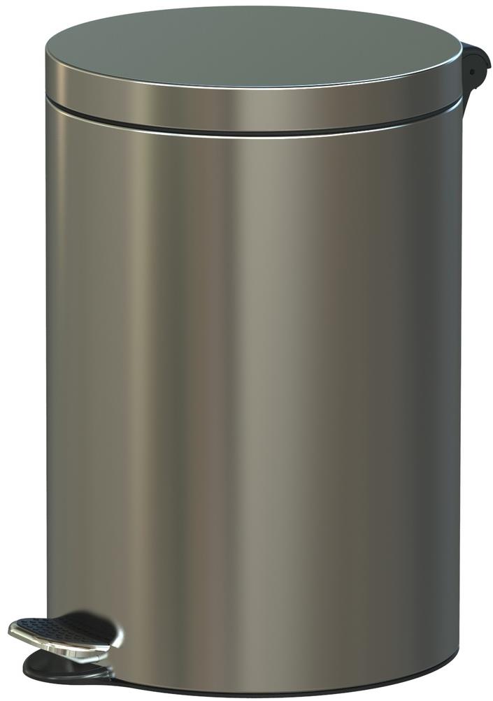 ALDA Pedálový odpadkový koš Freedom Fresh 20 l, matná nerez ocel