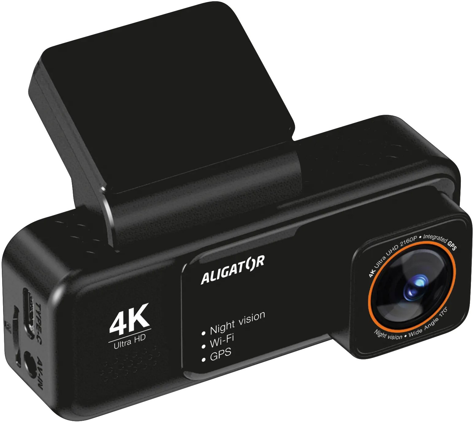ALIGATOR A8 přední, zadní, GPS 4K