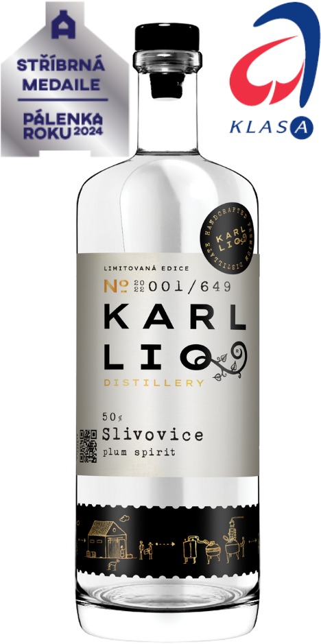 Karl LIQ Slivovice 50% 0,5l