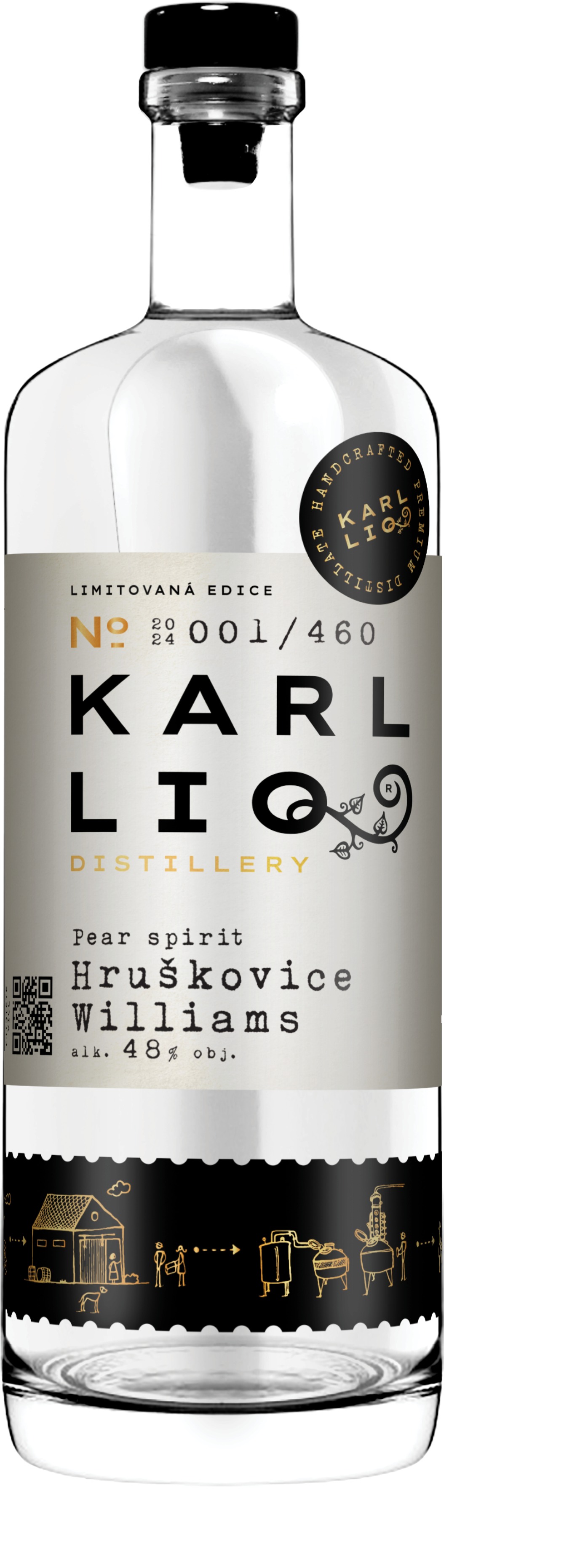 Karl LIQ Hruškovice Williams 48% 0,5l