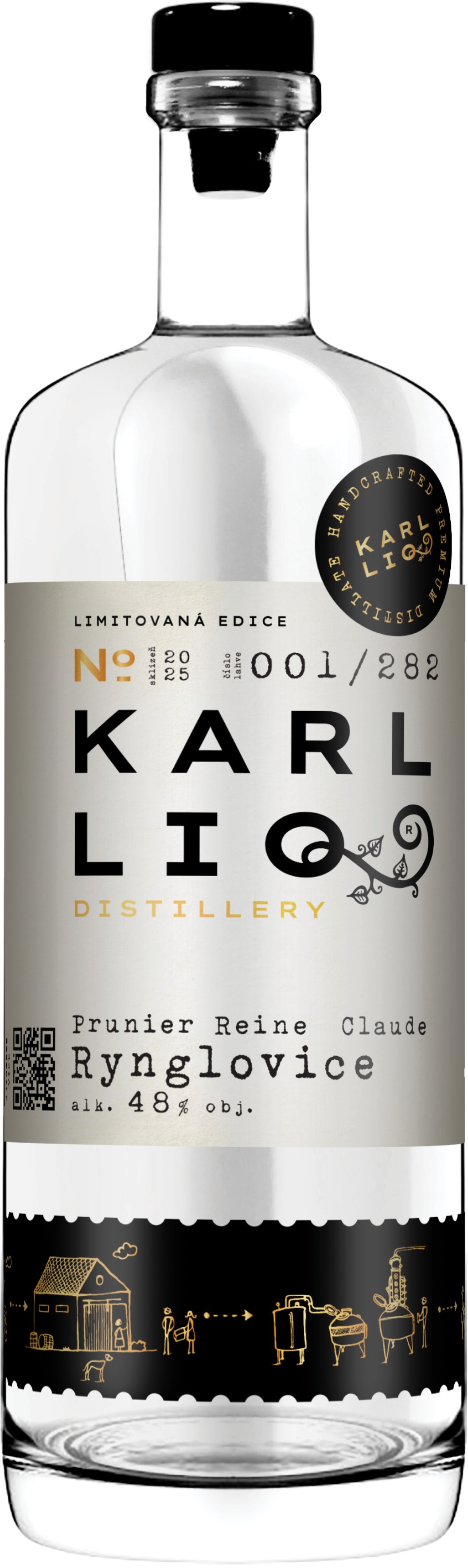 Karl LIQ Rynglovice 48% 0,5l