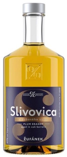 Žufánek Slivovica Z Dubového Sudu 0,5l 45%