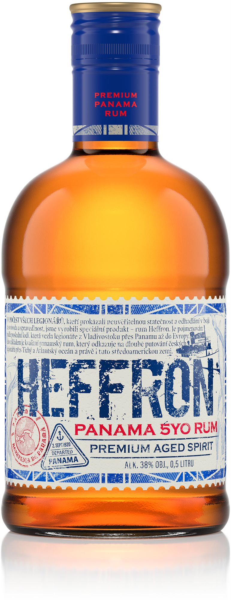Heffron Panama Rum 5YO 0,5l 38%