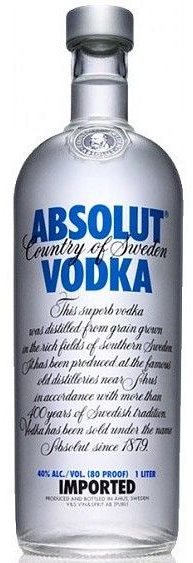 Absolut Blue 1l 40%