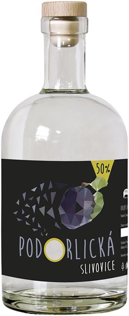 Podorlická slivovice 0,5 l 50 %