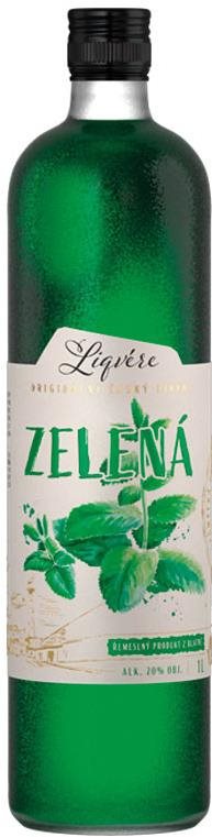 Liqvére Zelená 1l 20%