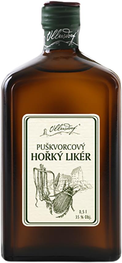 Ullersdorf Puškvorcový bylinný likér 0,5 l 35 %