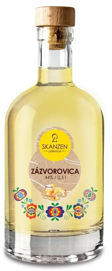 Skanzen Zázvor 0,5l 44%