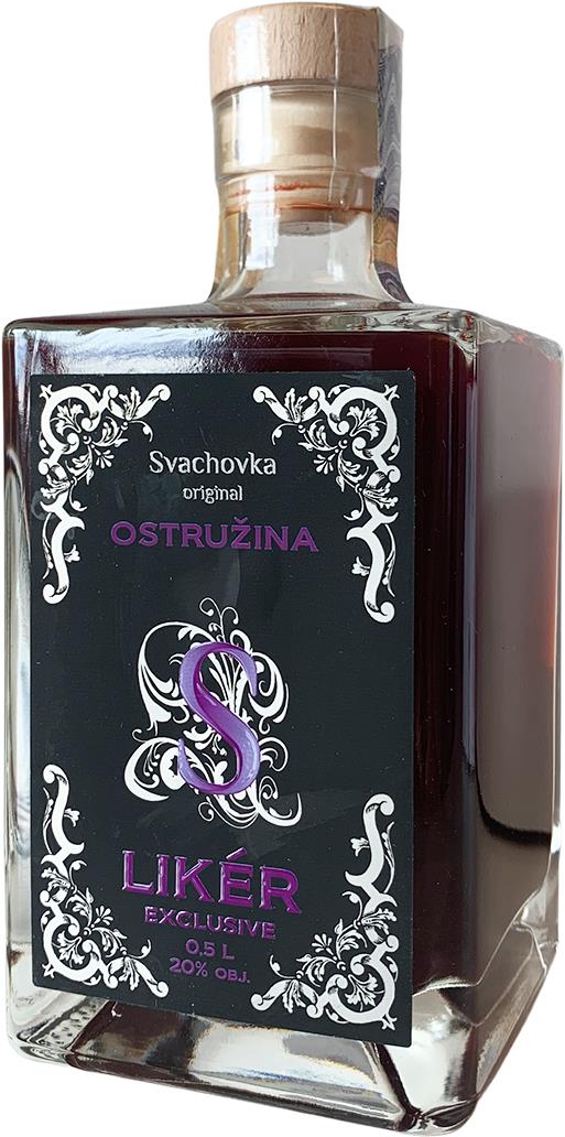 Svachovka Exclusive likér ostružin 0,5L 20%