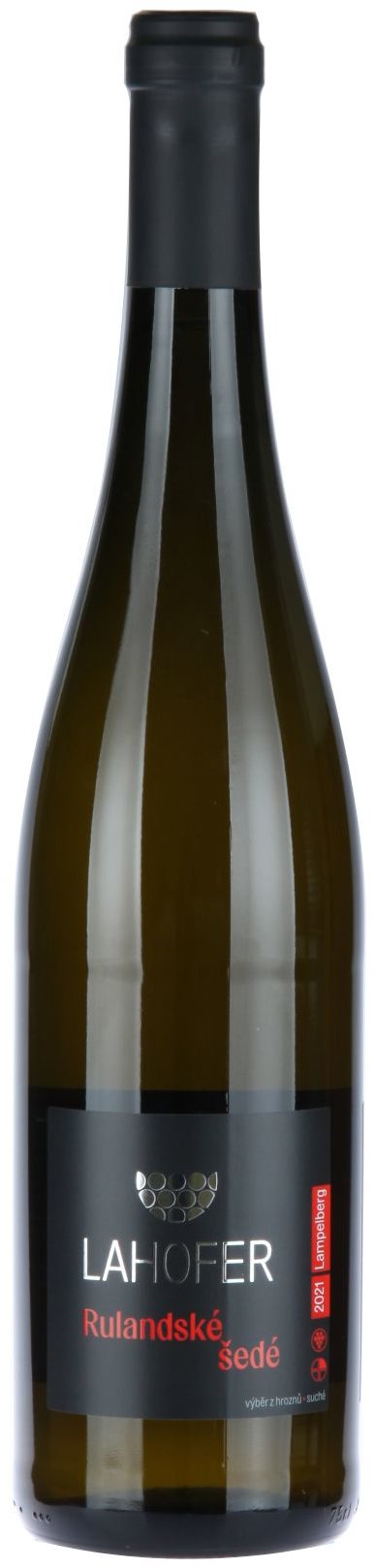 LAHOFER Rulandské šedé - U Hájku 2021 v. h., 0,75 l, 13 % vol.