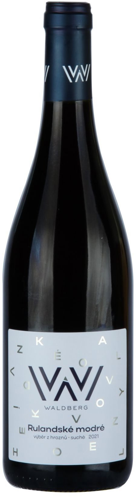 WALDBERG Rulandské modré - Volné pole 2021 v. h., 0,75 l, 14 % vol.