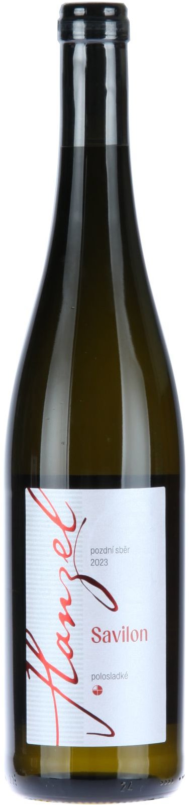 HANZEL Savilon - Volné pole 2023 p. s., 0,75 l, 12 % vol.