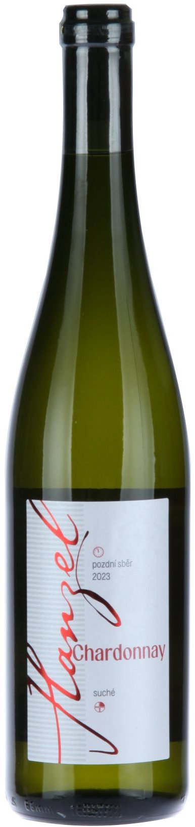 HANZEL Chardonnay - U sv. Urbana 2023 p. s., 0,75 l, 13 % vol.