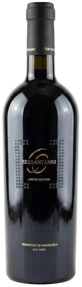 San Marzano Sessantanni LIMITED EDITION Primitivo di Manduria DOP 0,75 l, 14,5 % vol.