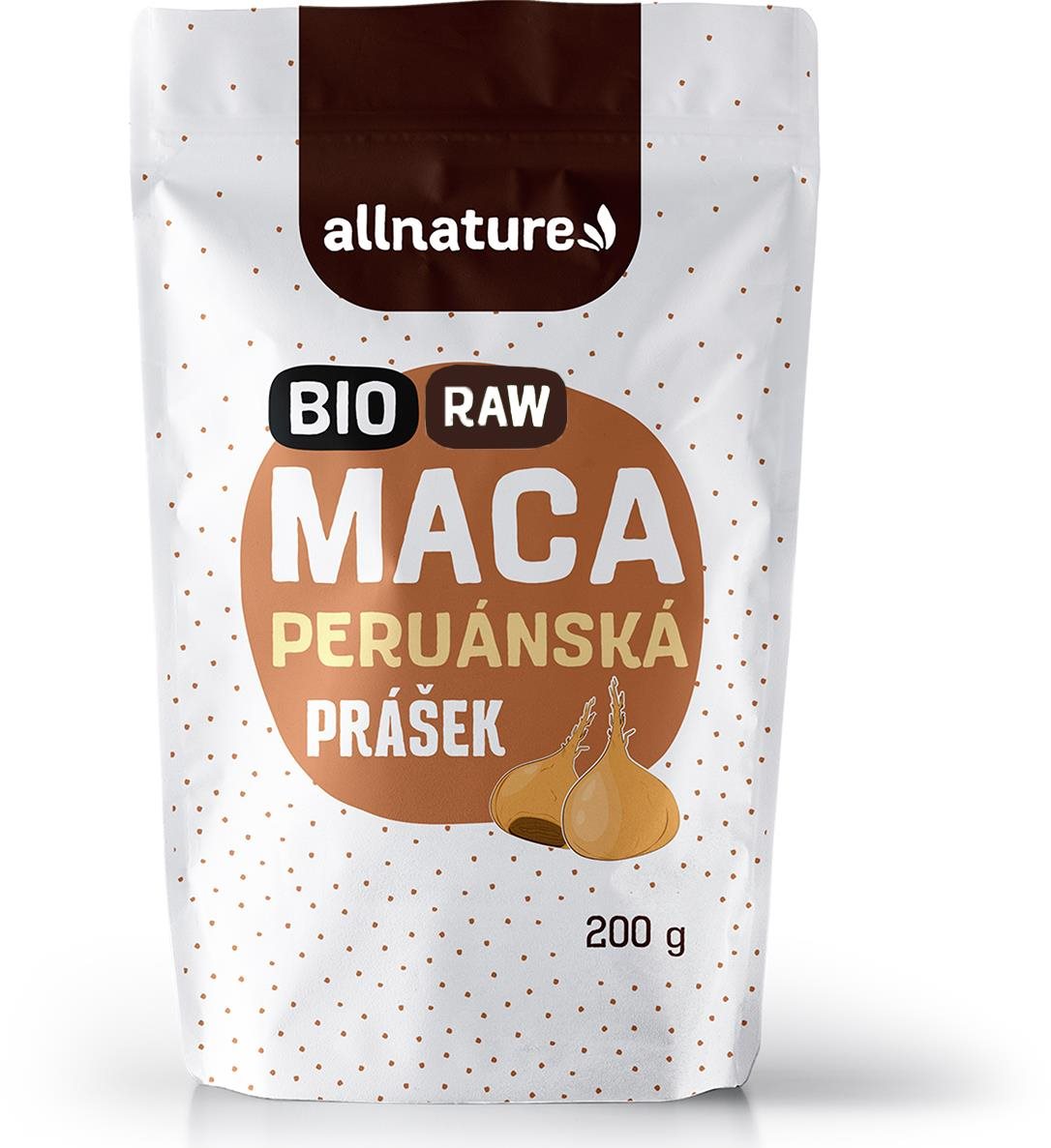 Allnature Maca peruánská prášek BIO RAW 200 g