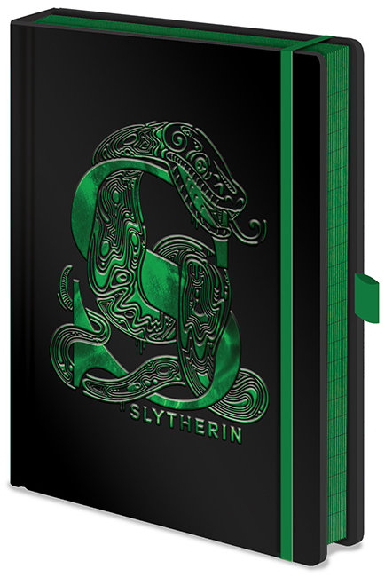 Harry Potter Premium Zmijozel - poznámkový blok A5