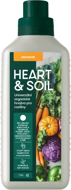 HEART&SOIL Univerzální organické hnojivo pro rostliny 1l