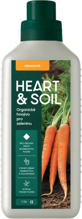HEART&SOIL Organické hnojivo pro zeleninu 1 l