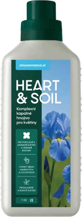HEART&SOIL Komplexní kapalné hnojivo pro květiny 1 l