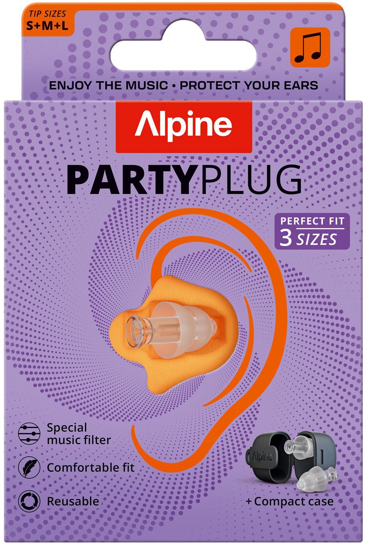 ALPINE Partyplug transparent
