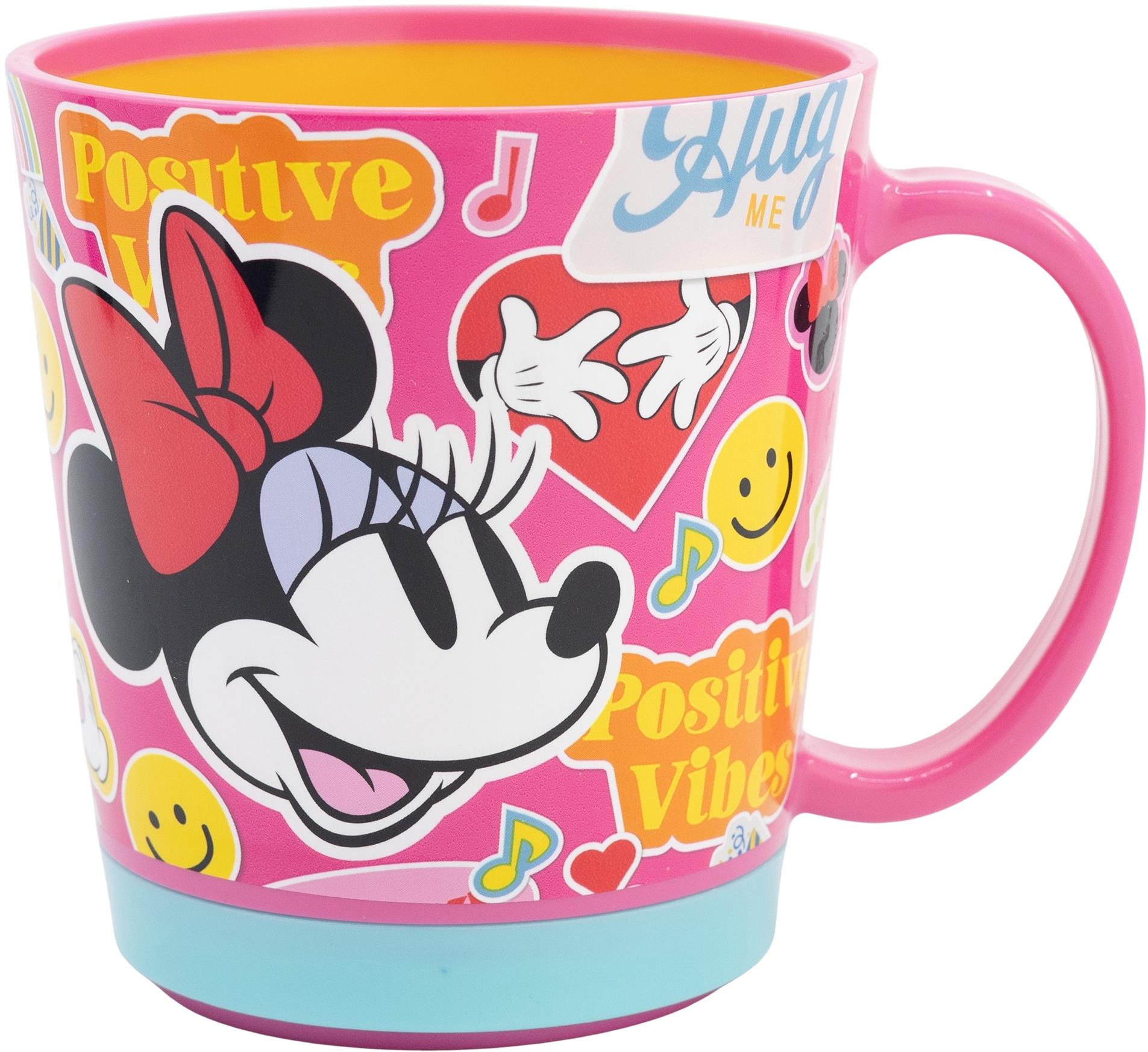 Alum Bezpečný plastový hrnek 410 ml - Minnie Mouse Flower Power
