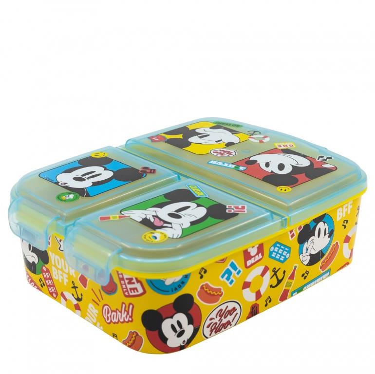 Alum Sendvičový box s více přihrádkami Mickey Mouse Funtastic