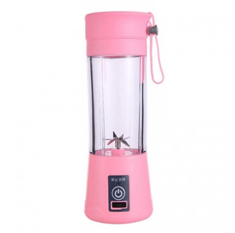 Přenosný USB smoothie maker - růžový