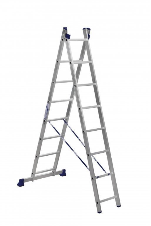 ALUMET 2dílný žebřík HL2 5208 EUK 2 × 8 příček