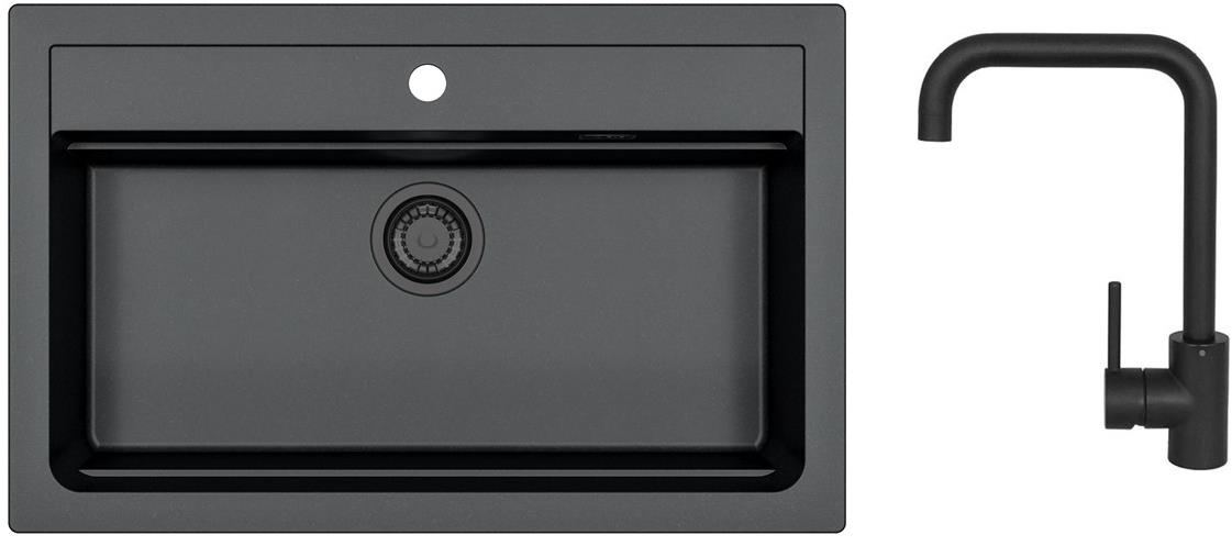 Alveus Atrox 40 91 + baterie OZ Black HU Black Addition