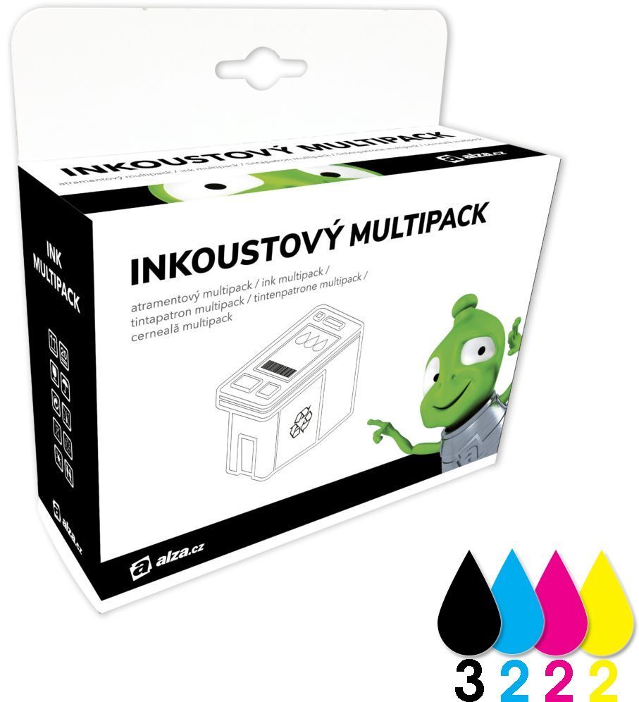 Alza X4E14AE Maxipack 9ks inkoustových kazet pro tiskárny HP