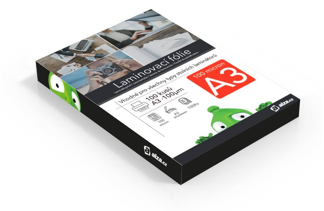 Alza A3/200 lesklé - laminátor pro kanceláře a firemní prostředí.