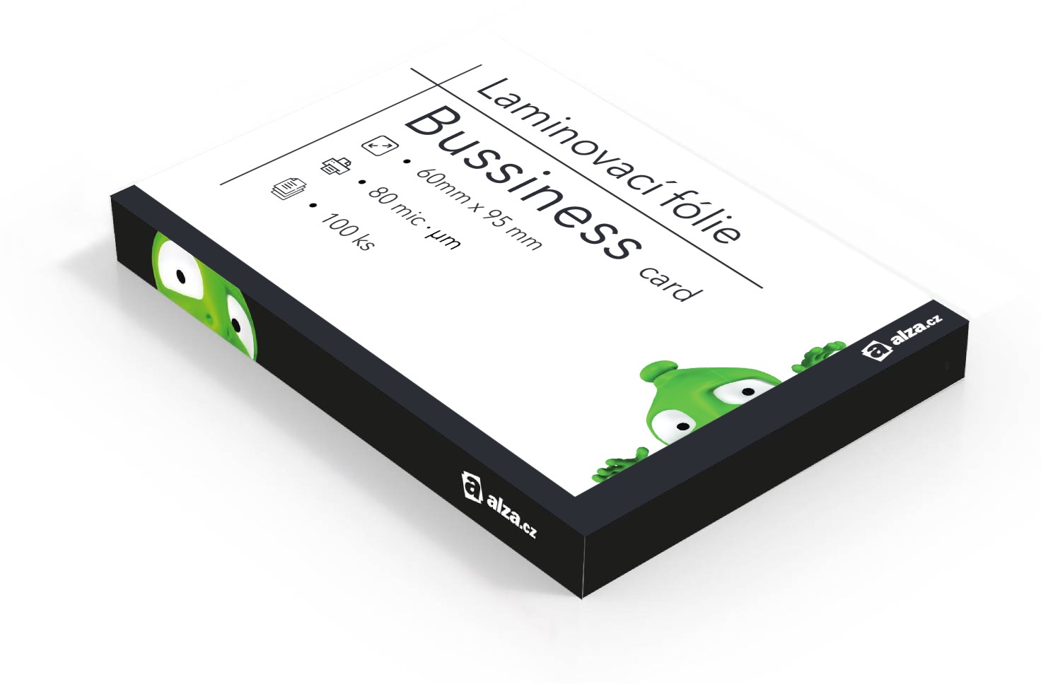 Laminovací fólie Alza 60 x 95 mm (vizitka)/250 lesklé