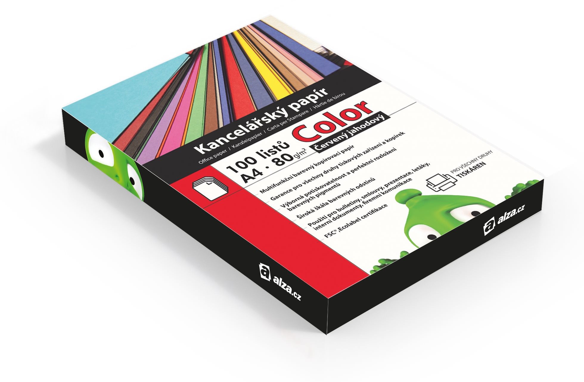 Alza Color A4 červený