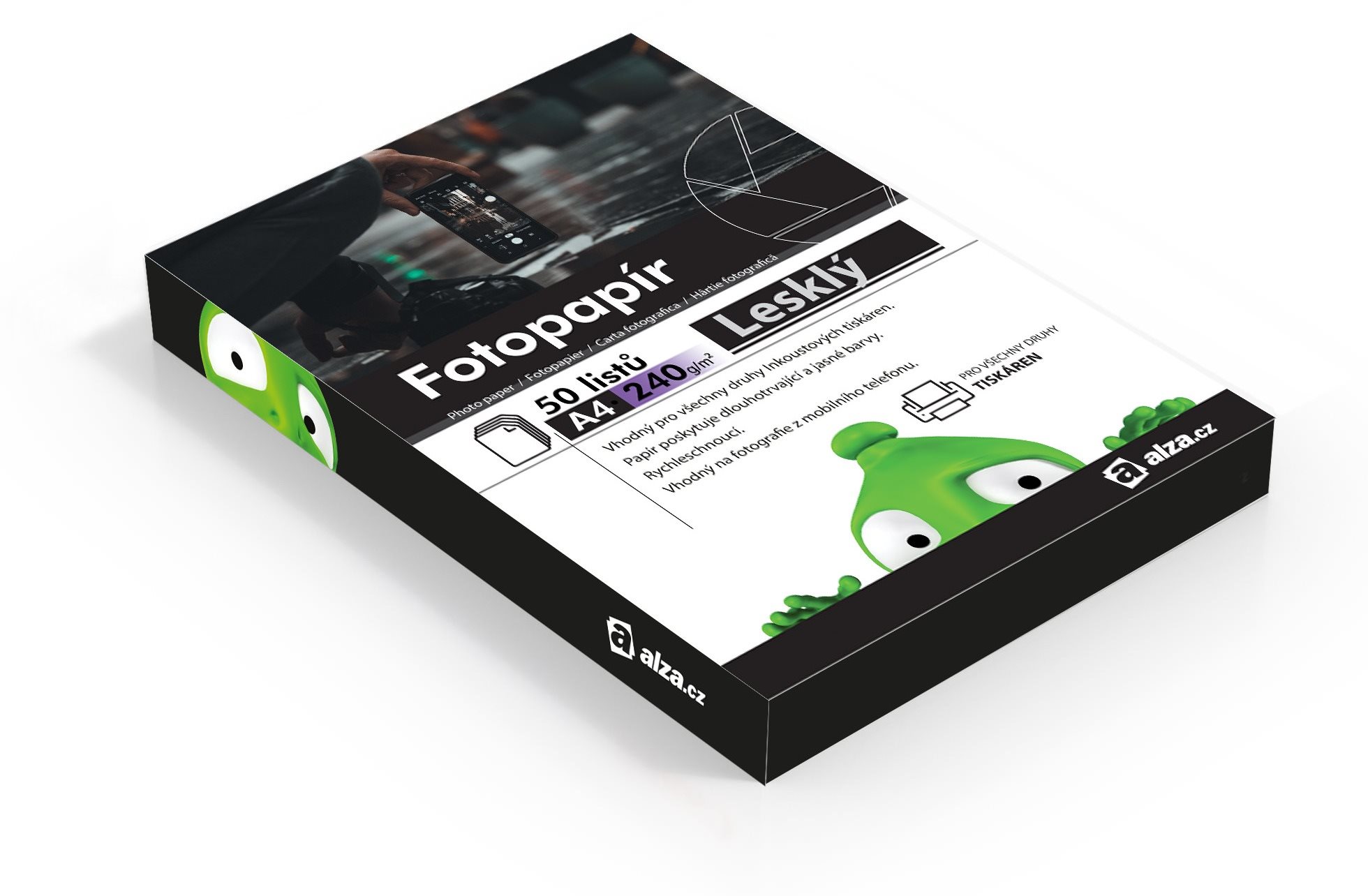 Alza Fotopapír A4 240g lesklý