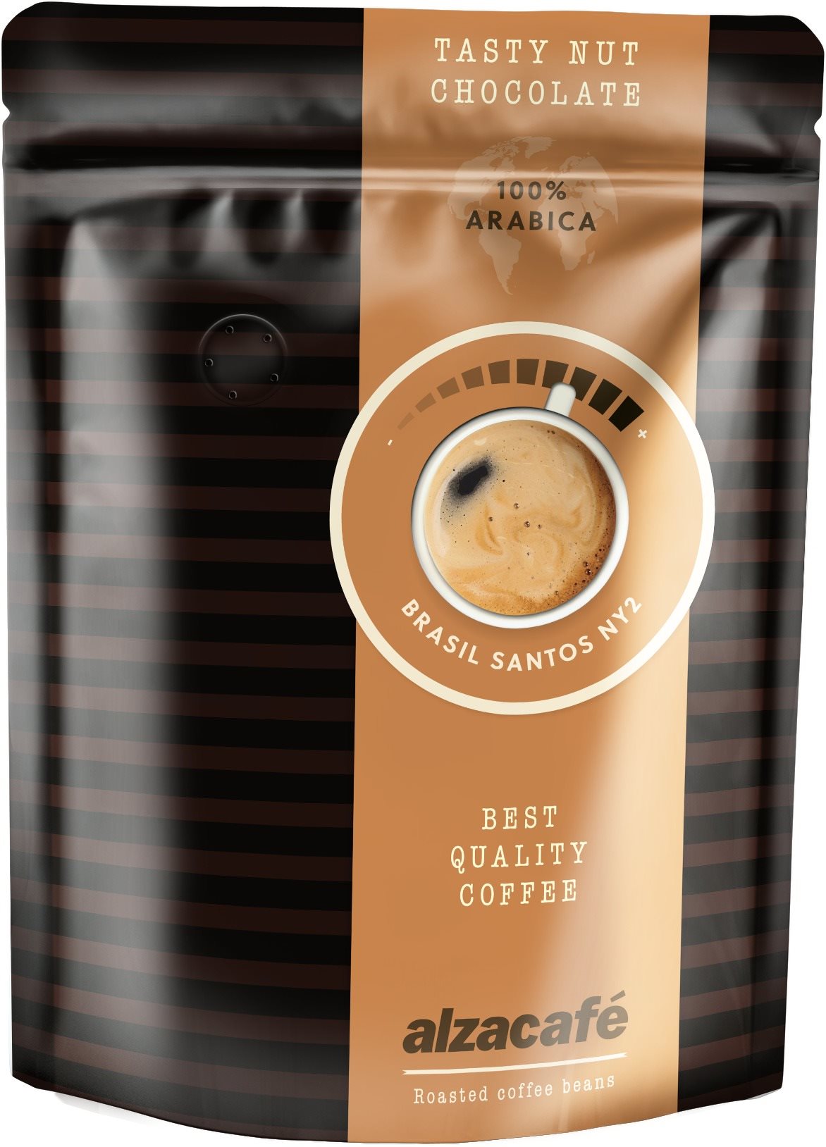AlzaCafé Brasil Santos, zrnková, 250g