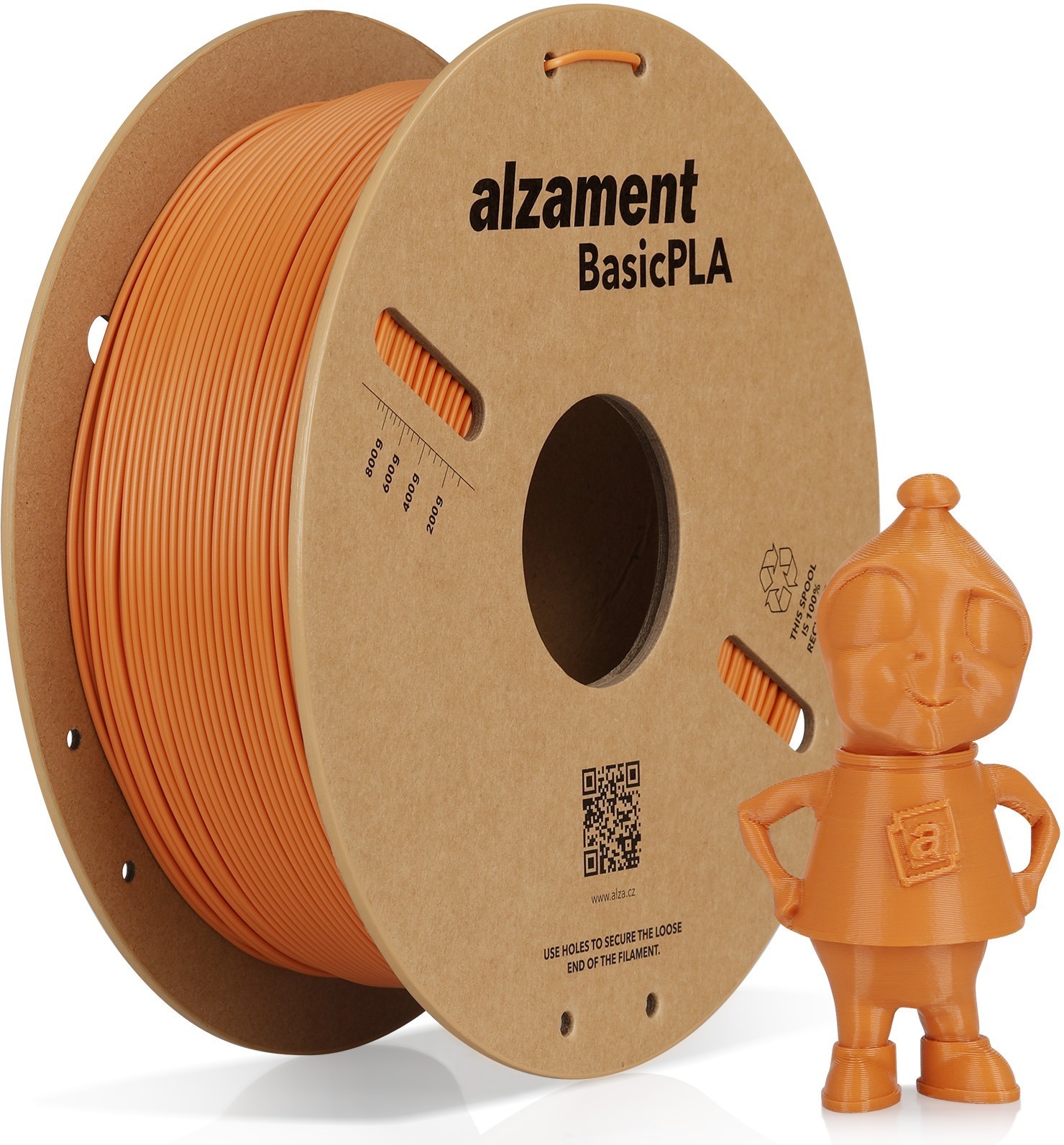 Alzament PLA Basic 1 kg Brown